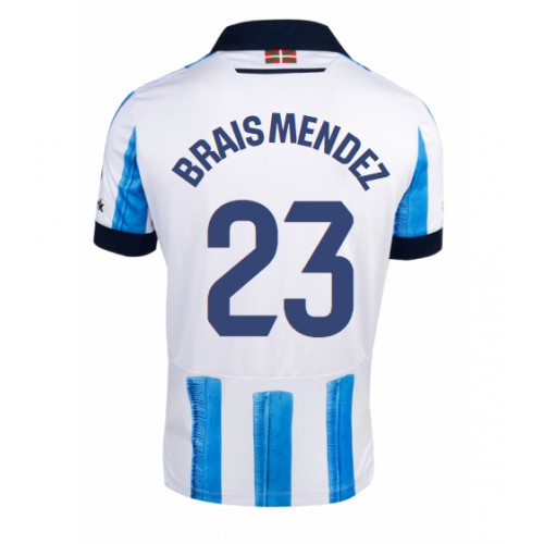 Real Sociedad Brais Mendez #23 Domaci Dres 2023-24 Kratak Rukav